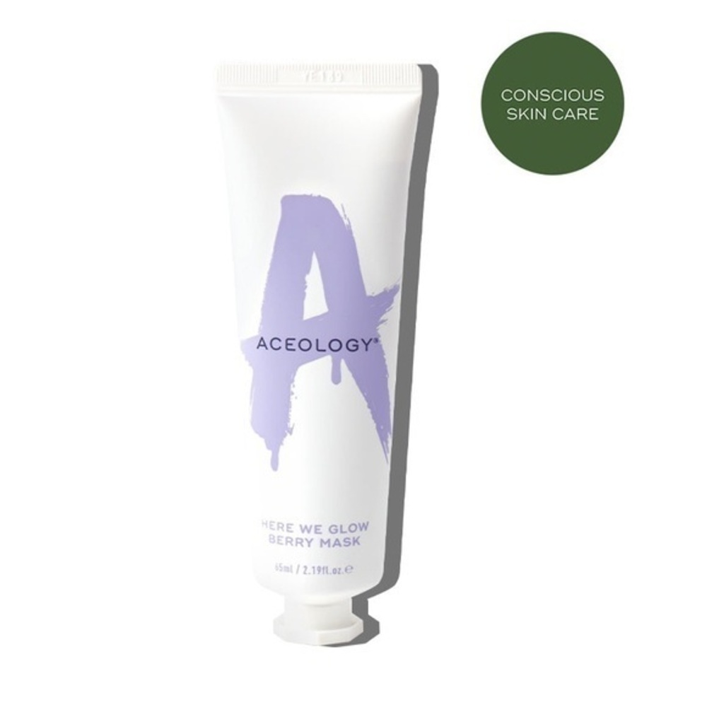 🆕 NWT Aceology HERE WE GLOW BERRY MASK